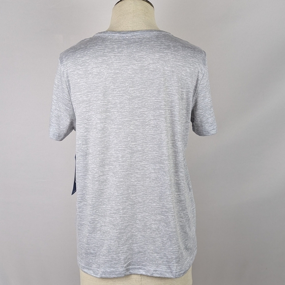 Life Is Good Flamingo Girls Night Out PJ Set Short Sleeve Shorts Pink Grey M NWT - Picture 5 of 13